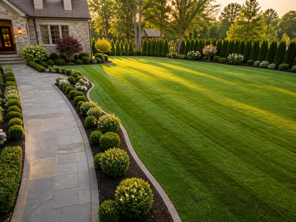 Estate Lawn & Edge Detail